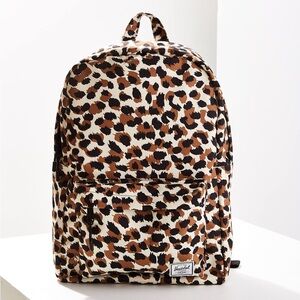 Herschel Supply Company Leopard Print Backpack in Cream, Brown & Black